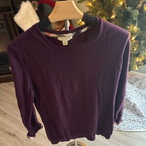 Women’s Burberry Burgundy Sweater